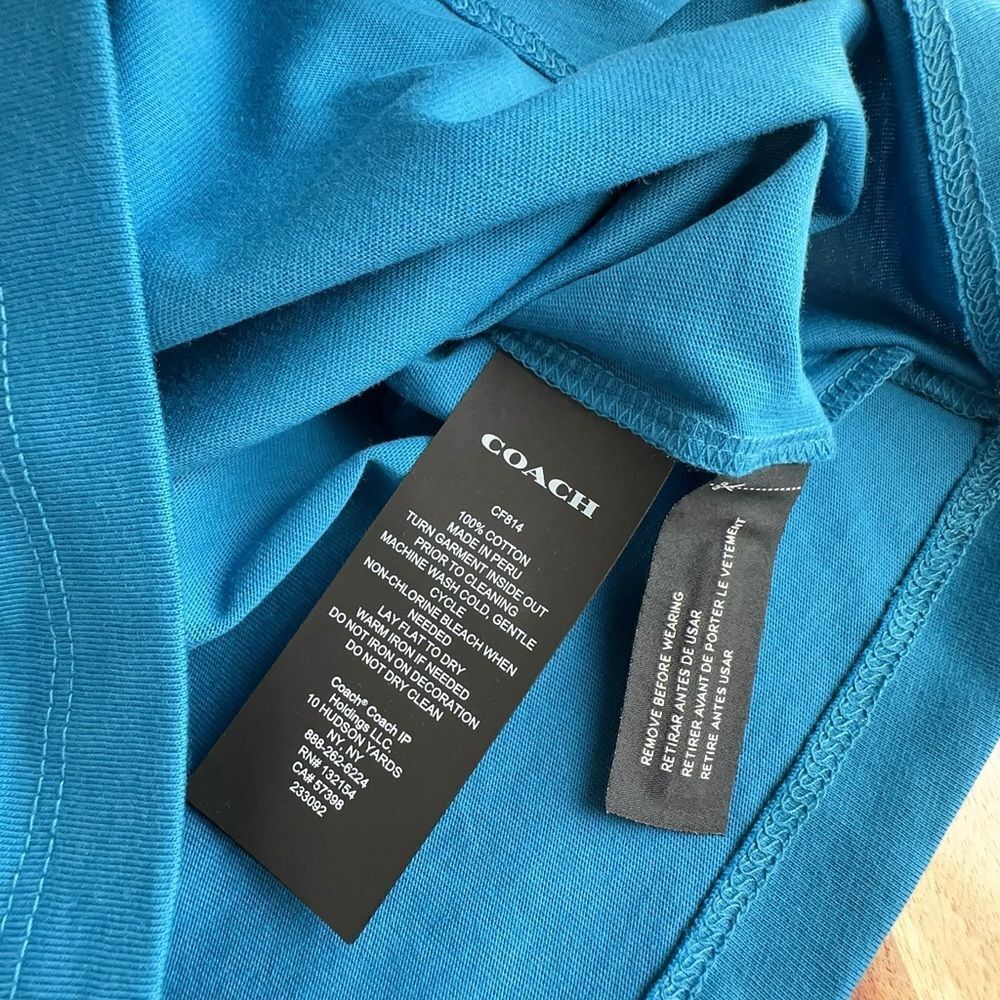 NWT Coach Video T‎ Shirt size XS - Picture 7 of 8